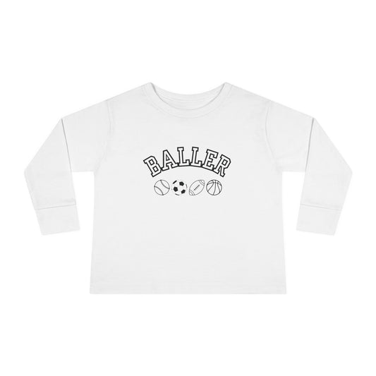 Kids BALLER Long Sleeve Tee