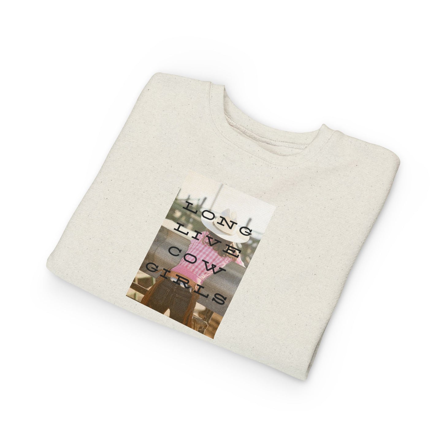 Girls COWGIRLS Crew Sweatshirt - The Rodeo Edit