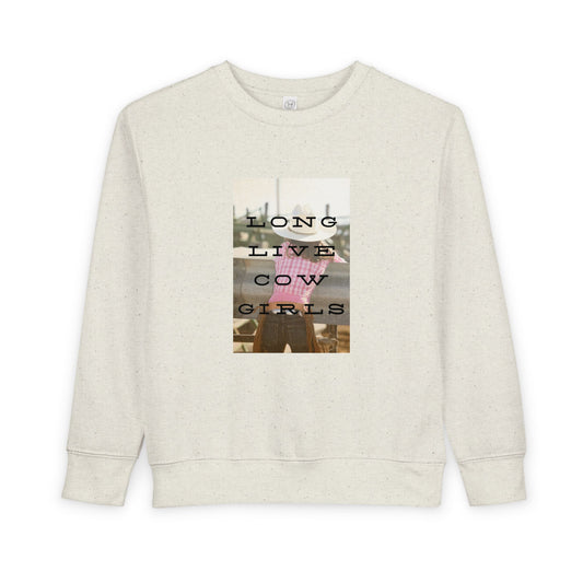 Girls COWGIRLS Crew Sweatshirt - The Rodeo Edit