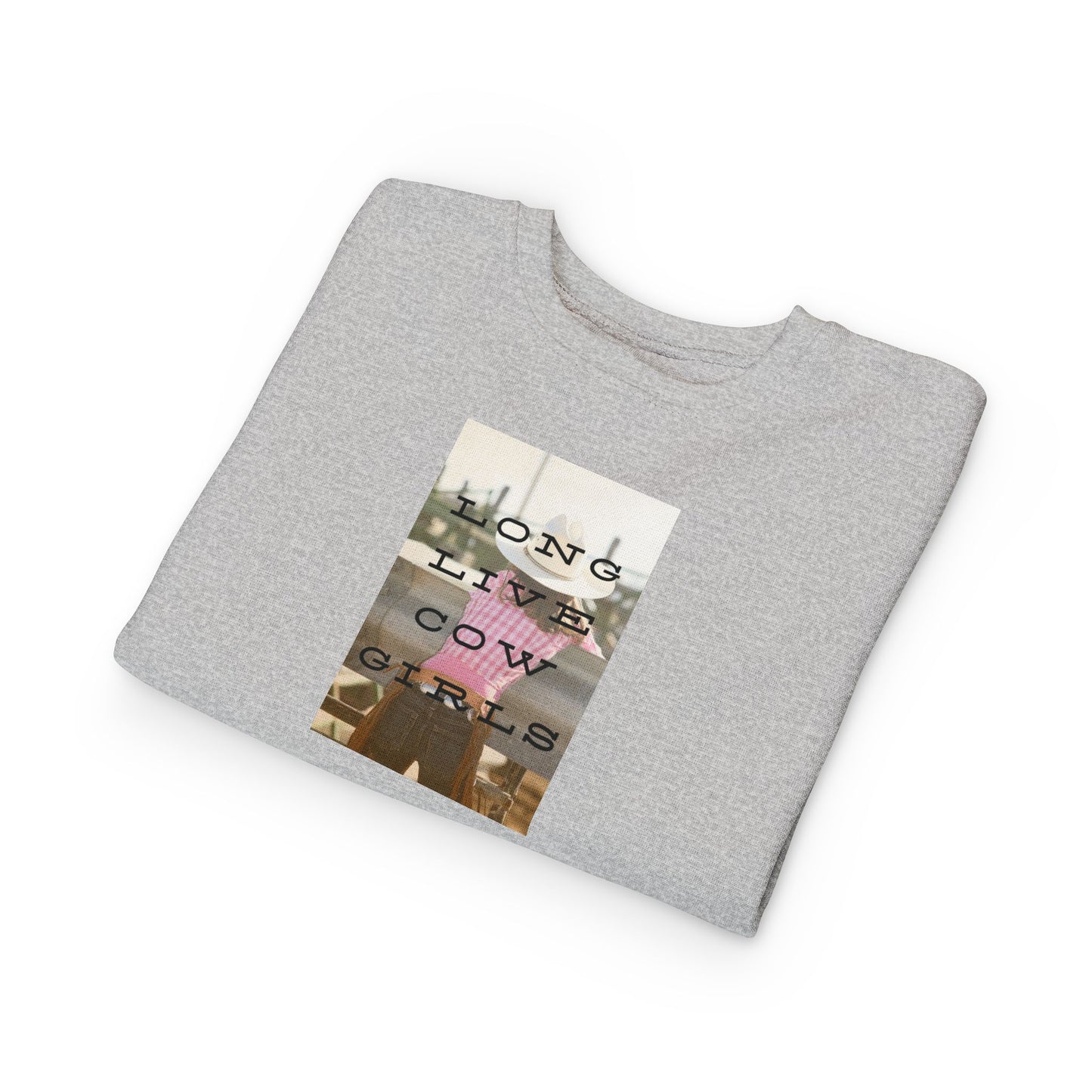 Girls COWGIRLS Crew Sweatshirt - The Rodeo Edit
