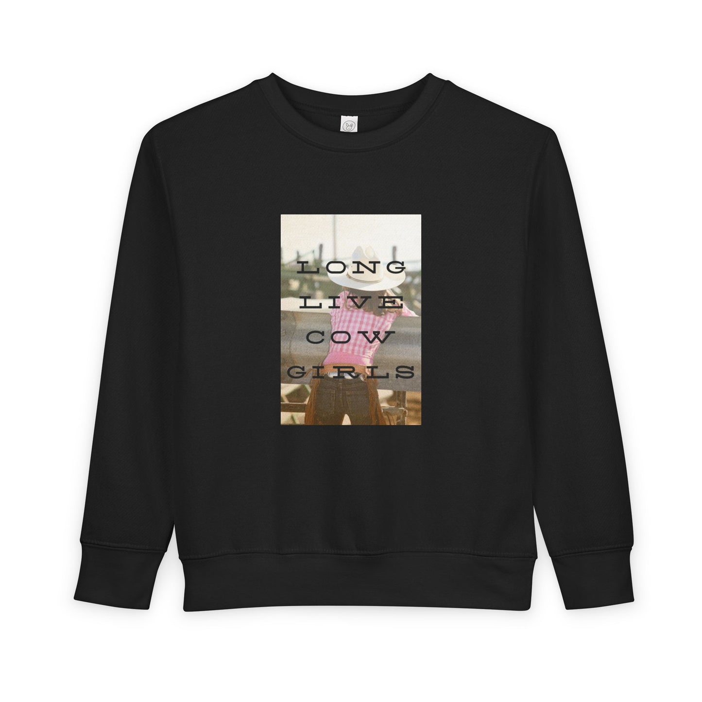 Girls COWGIRLS Crew Sweatshirt - The Rodeo Edit