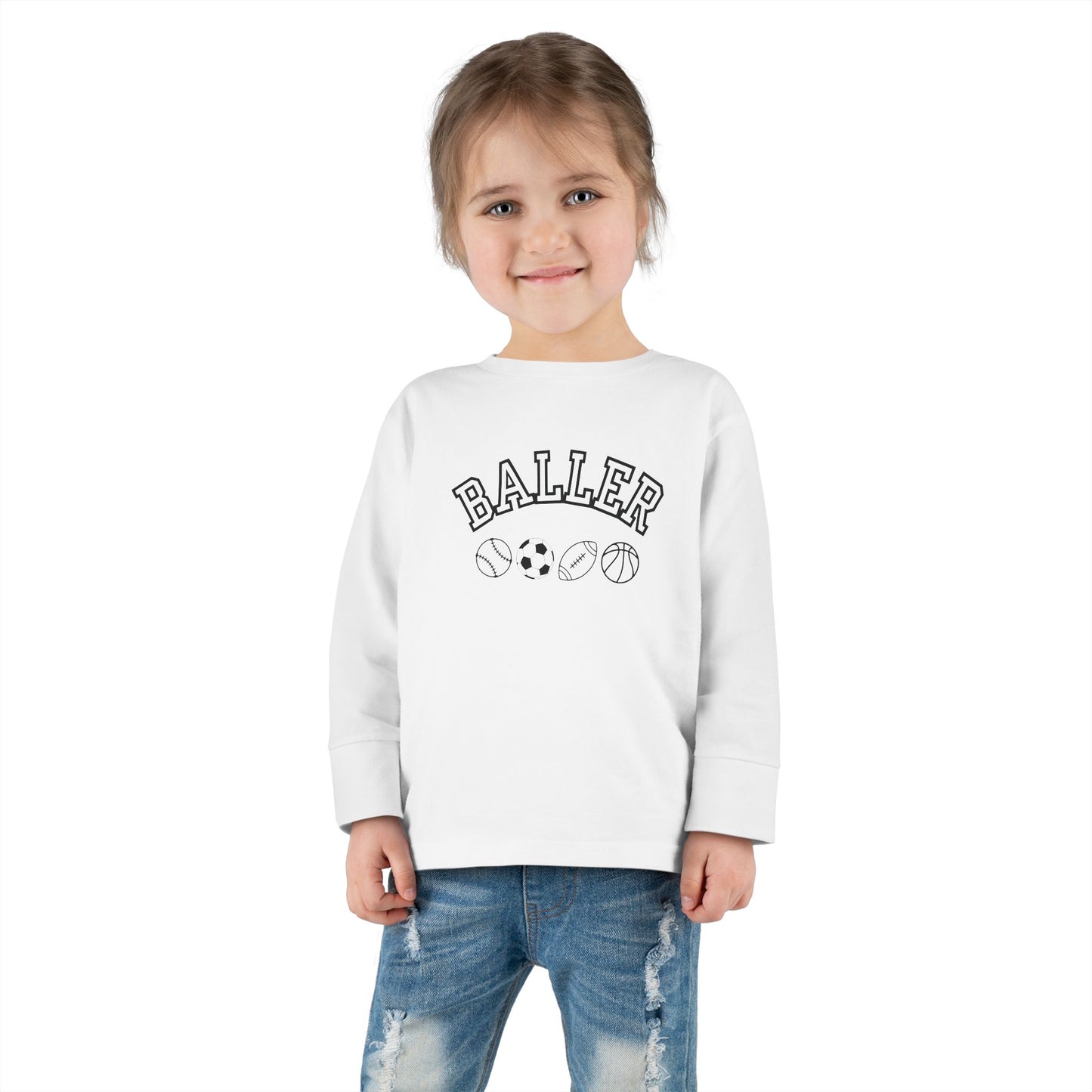 Kids BALLER Long Sleeve Tee