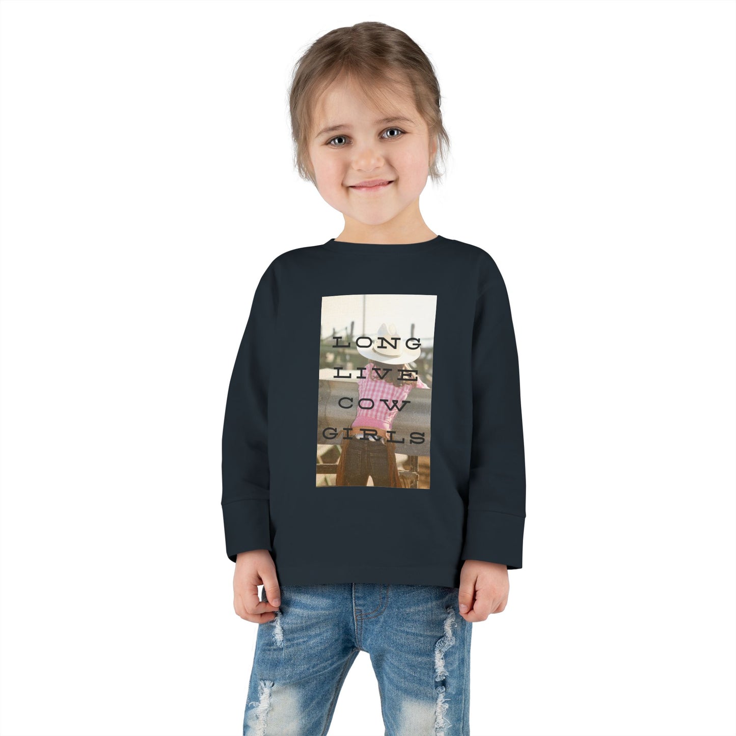 Girls COWGIRLS Long Sleeve Tee - The Rodeo Edit
