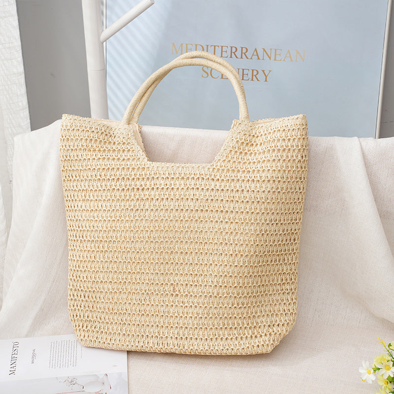 Woven Shoulder Tote
