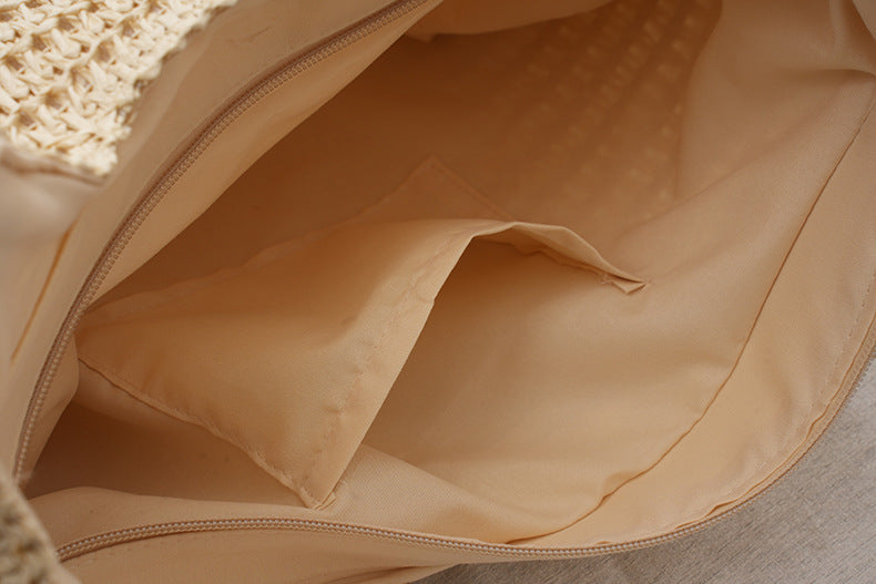 Woven Shoulder Tote