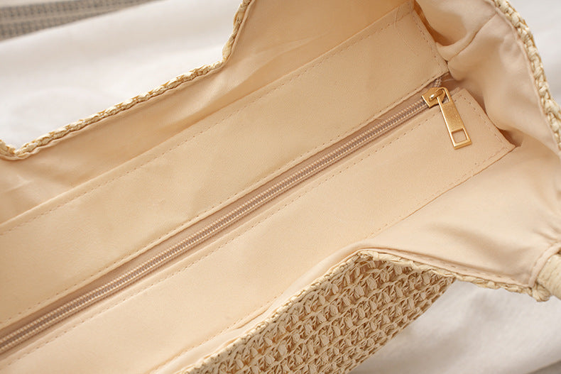 Woven Shoulder Tote
