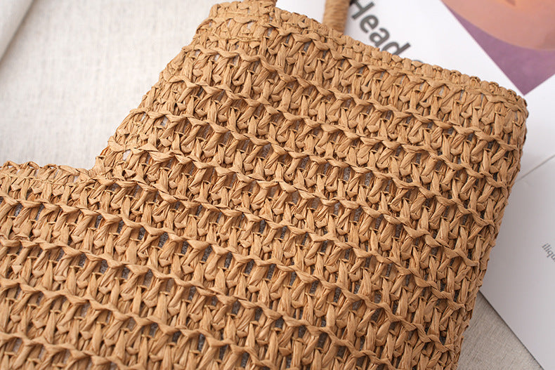 Woven Shoulder Tote