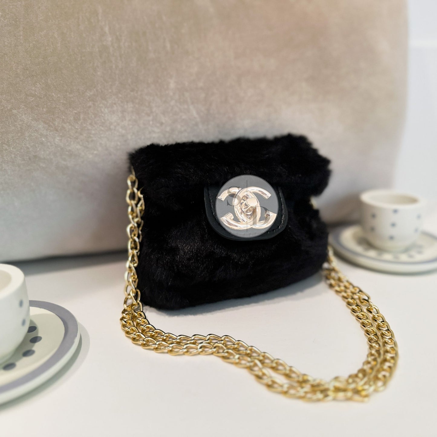 Faux Fur Miniature Fancy Kids Purse | The Ontario by little luxe