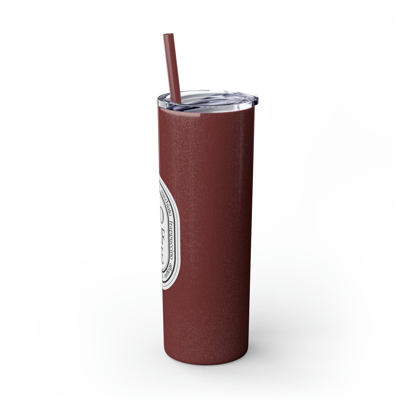 COFFEE Skinny 20oz Tumbler with Straw