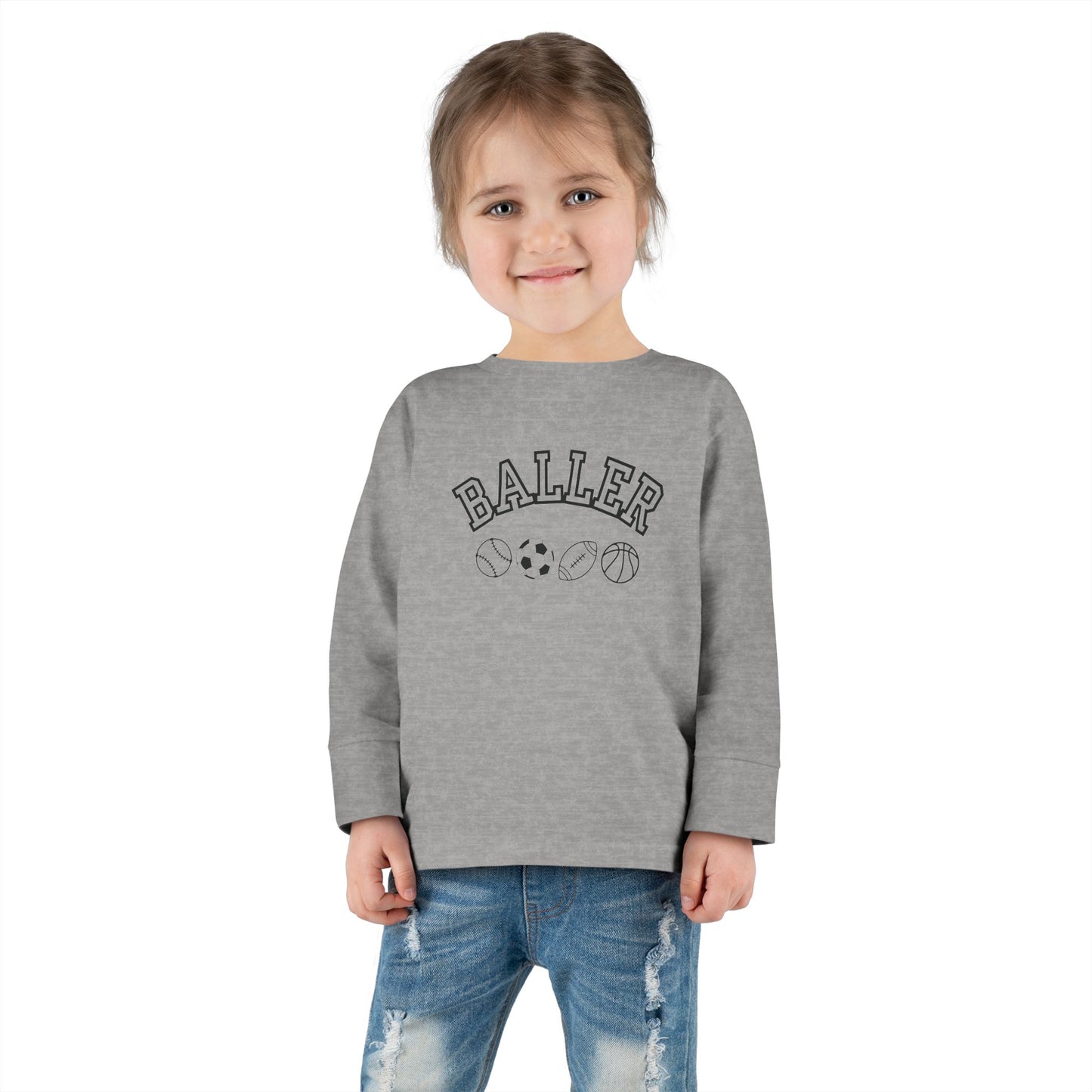 Kids BALLER Long Sleeve Tee