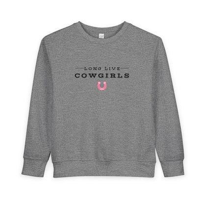 Girls COWGIRLS Crew Sweatshirt