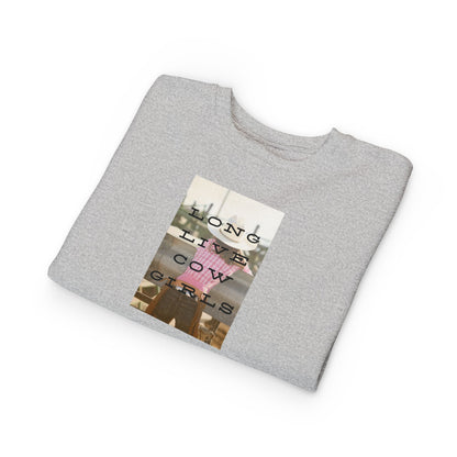 Girls COWGIRLS Crew Sweatshirt - The Rodeo Edit