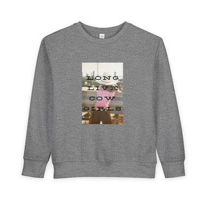 Girls COWGIRLS Crew Sweatshirt - The Rodeo Edit