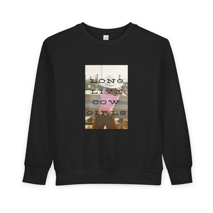 Girls COWGIRLS Crew Sweatshirt - The Rodeo Edit