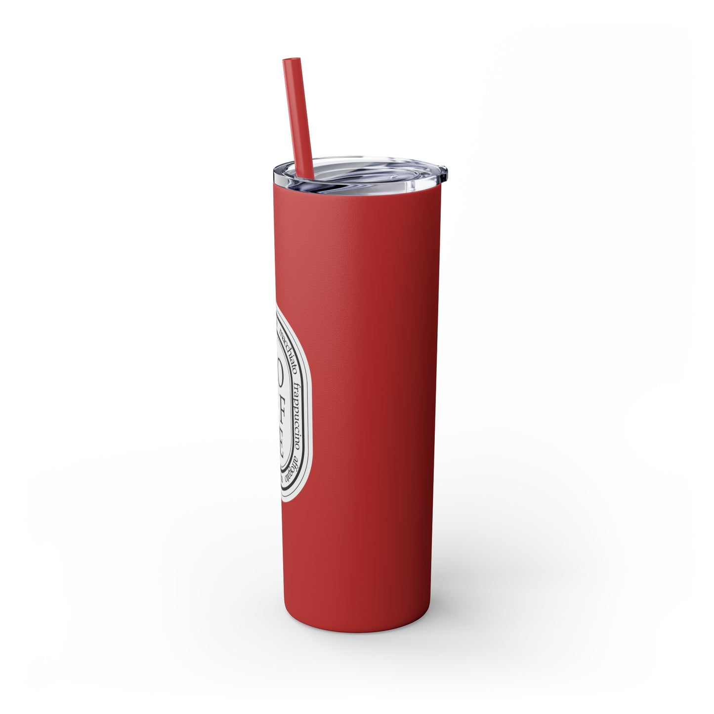 COFFEE Skinny 20oz Tumbler with Straw