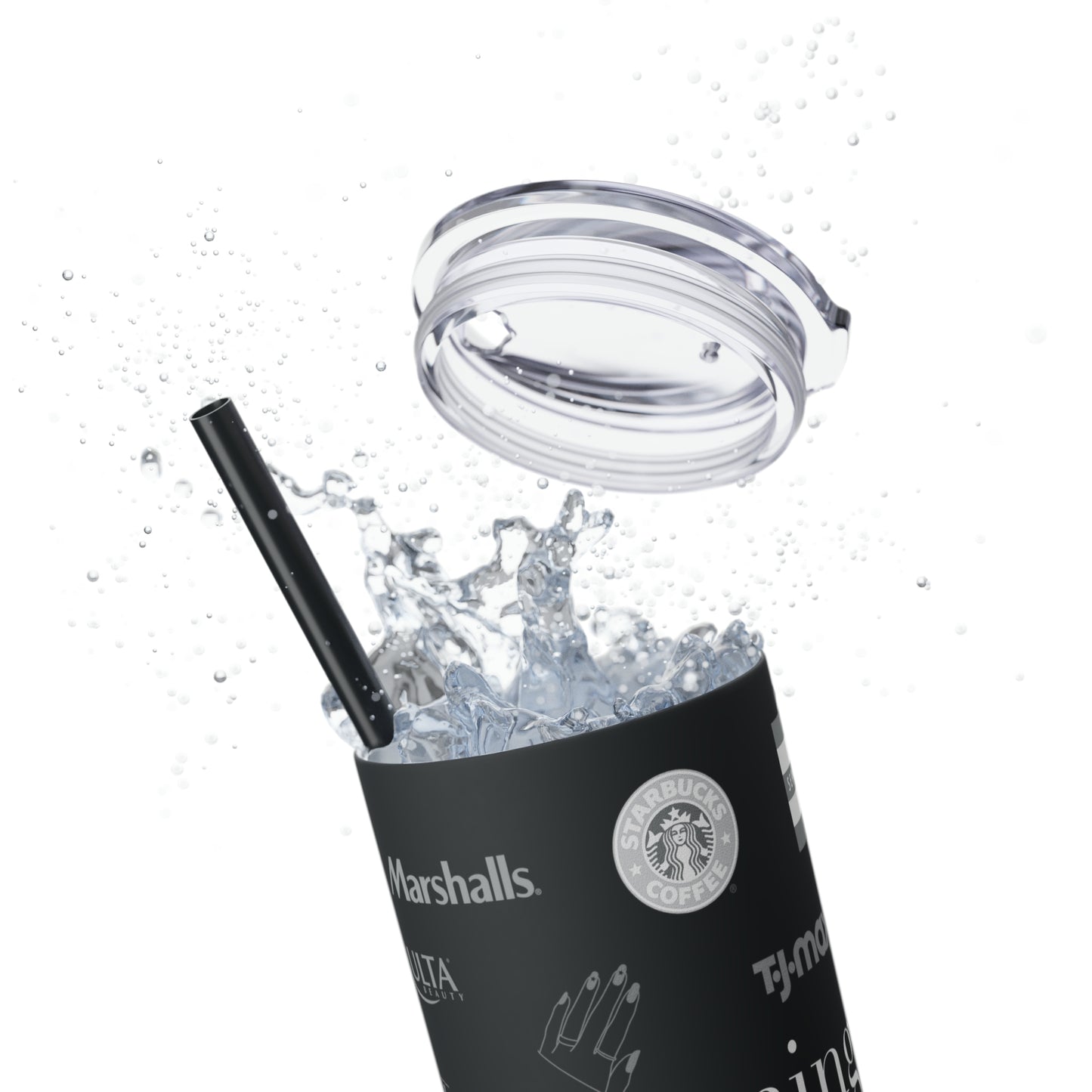 ERRANDS Skinny 20oz Tumbler with Straw