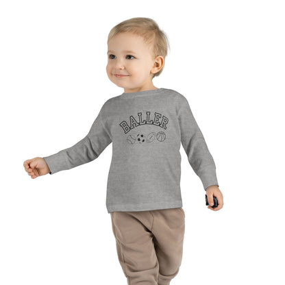 Kids BALLER Long Sleeve Tee