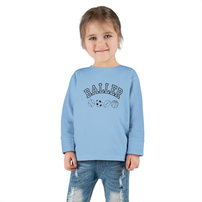 Kids BALLER Long Sleeve Tee