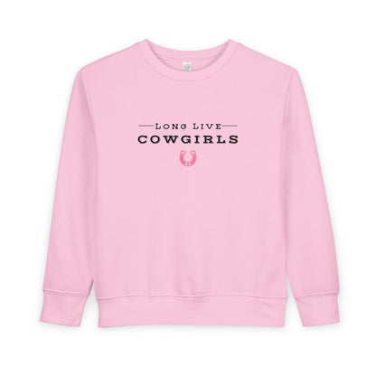 Girls COWGIRLS Crew Sweatshirt