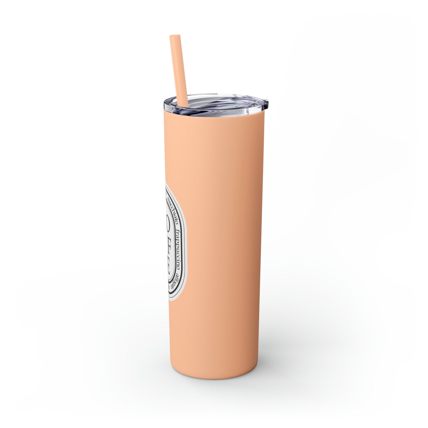 COFFEE Skinny 20oz Tumbler with Straw