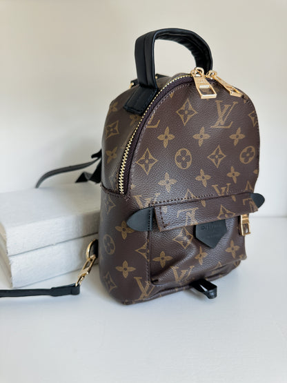 Luxury Monogram Mini Backpack | The Nashville by little luxe