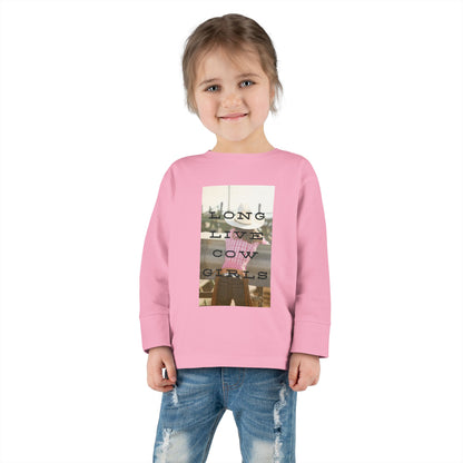 Girls COWGIRLS Long Sleeve Tee - The Rodeo Edit