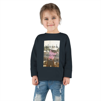 Girls COWGIRLS Long Sleeve Tee - The Rodeo Edit