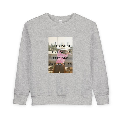 Girls COWGIRLS Crew Sweatshirt - The Rodeo Edit