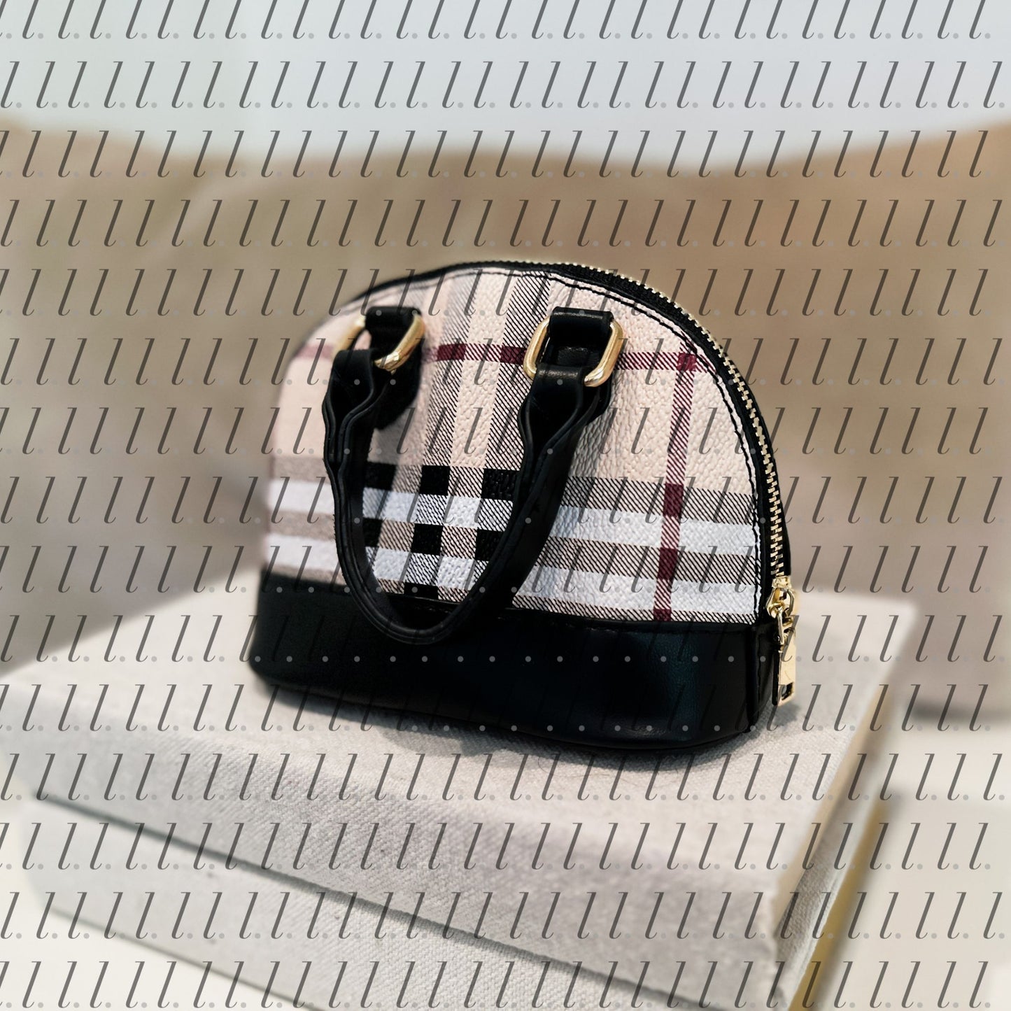 Plaid Mini Girls Handbag | The Dublin by little luxe
