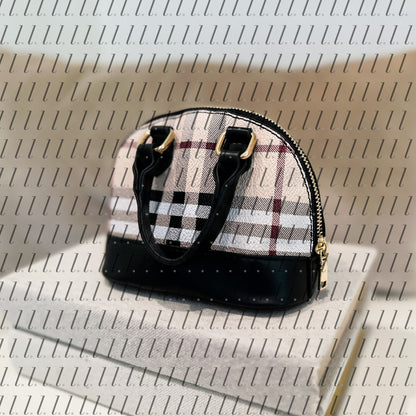 Plaid Mini Girls Handbag | The Dublin by little luxe