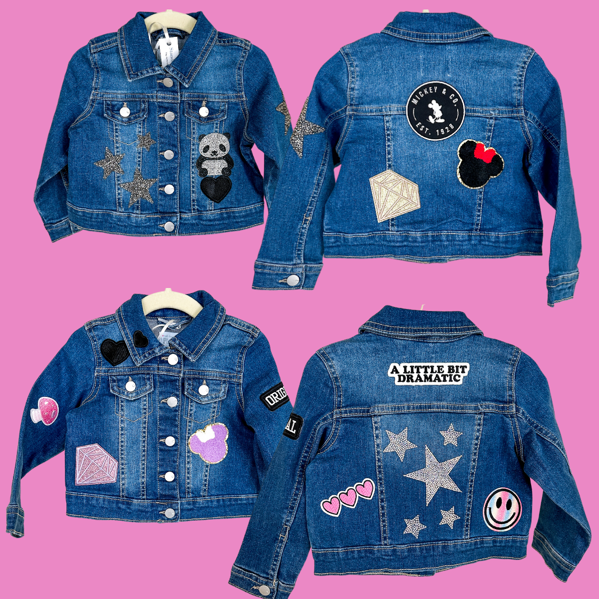 Toddler Patchwork Denim Jacket | 18-24 months