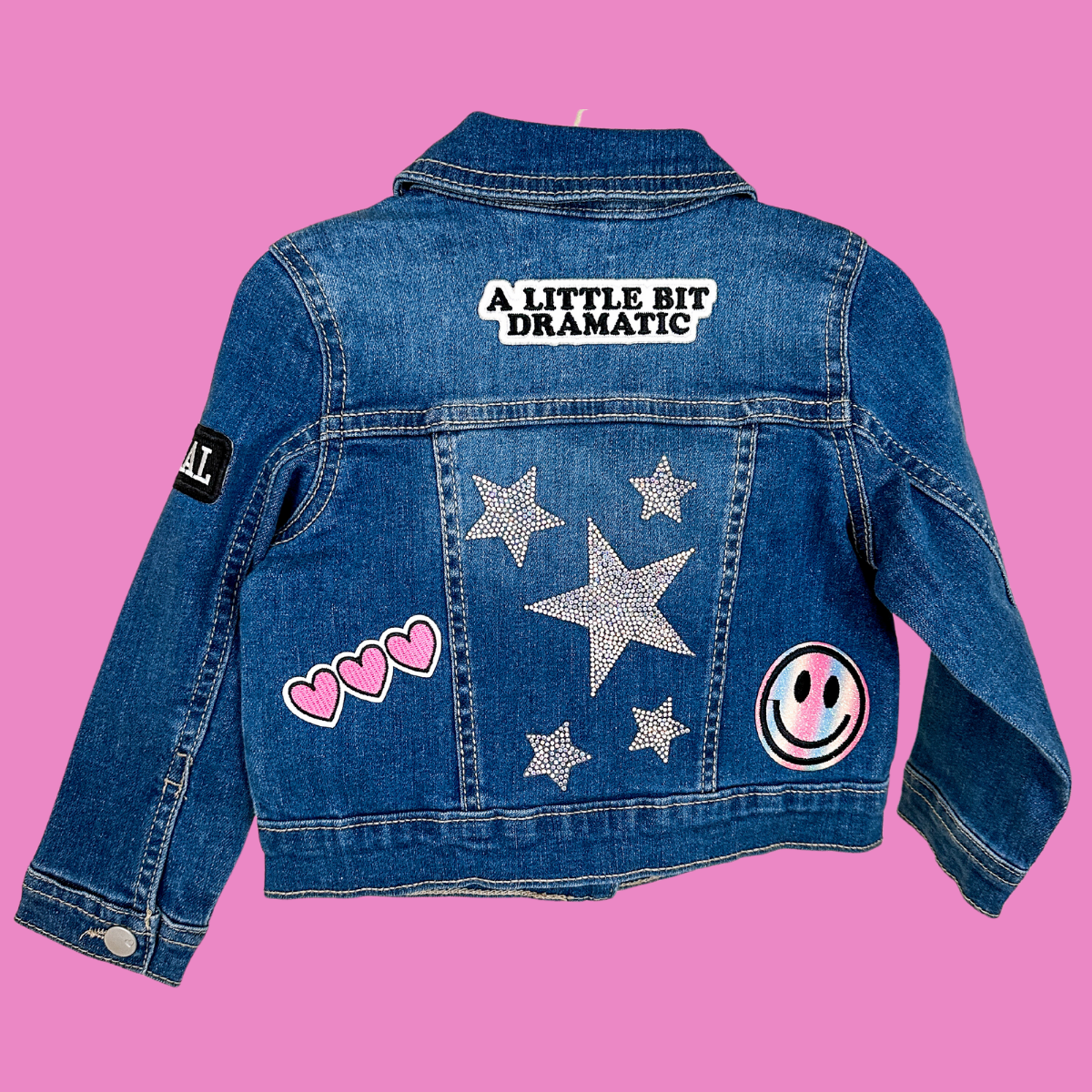 Toddler Patchwork Denim Jacket | 18-24 months