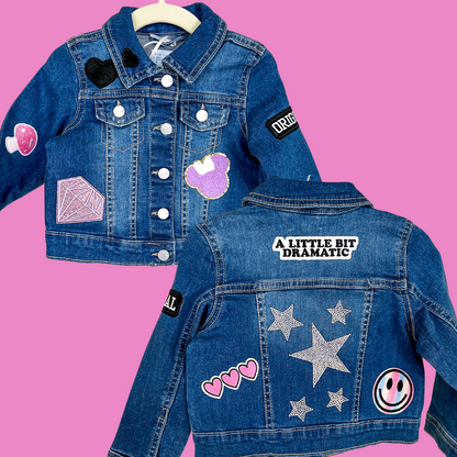 Toddler Patchwork Denim Jacket | 18-24 months