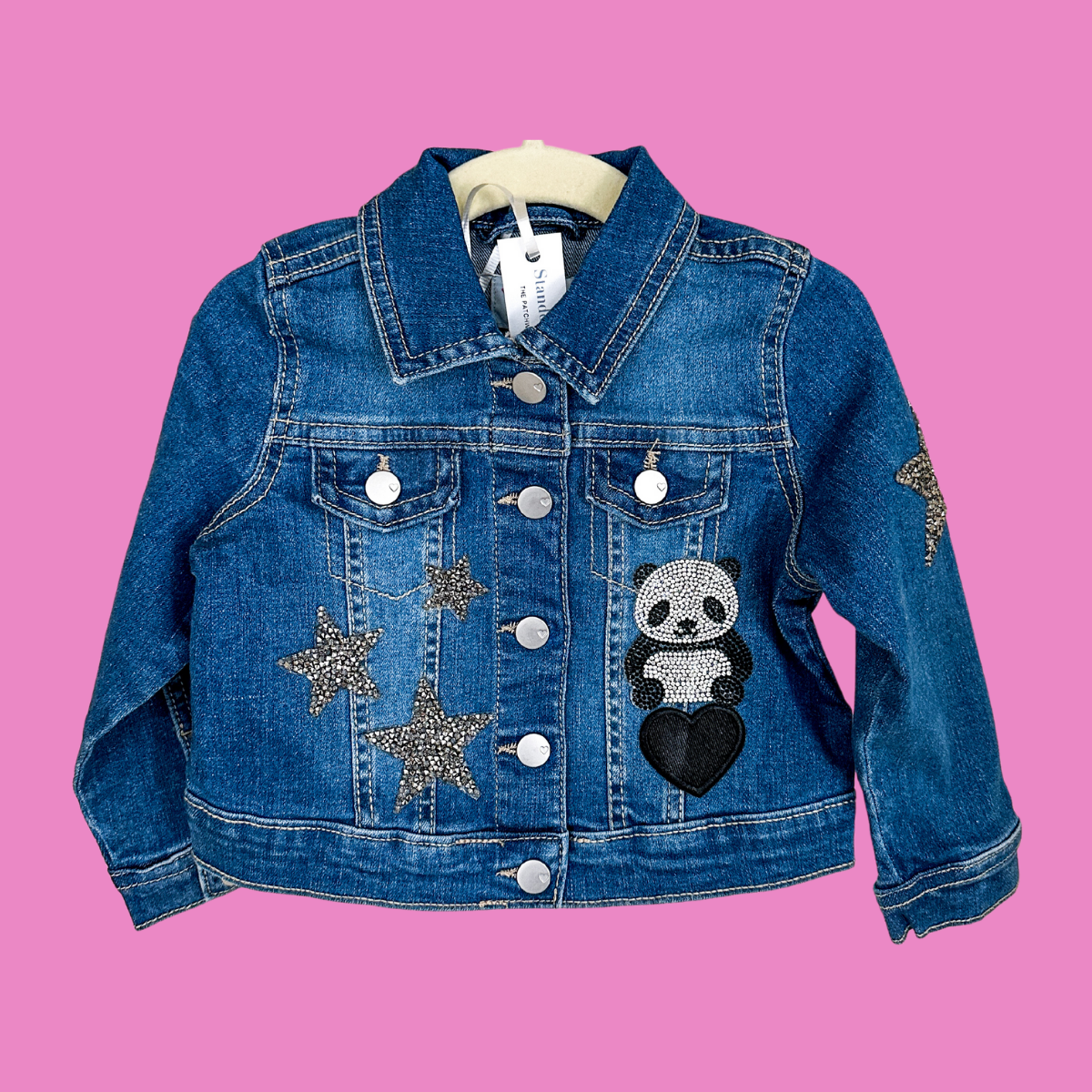 Toddler Patchwork Denim Jacket | 18-24 months