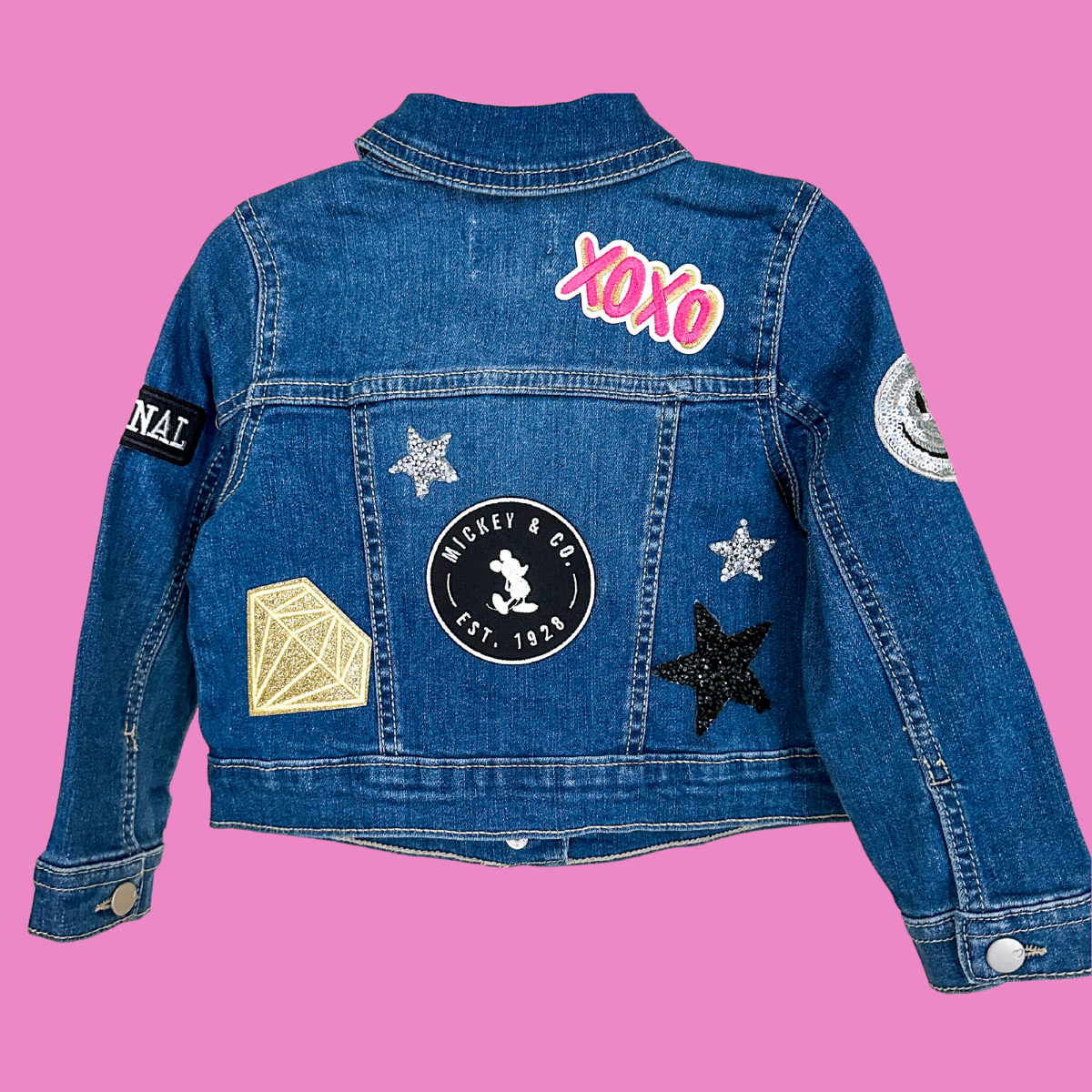 Toddler Patchwork Denim Jacket | 2T