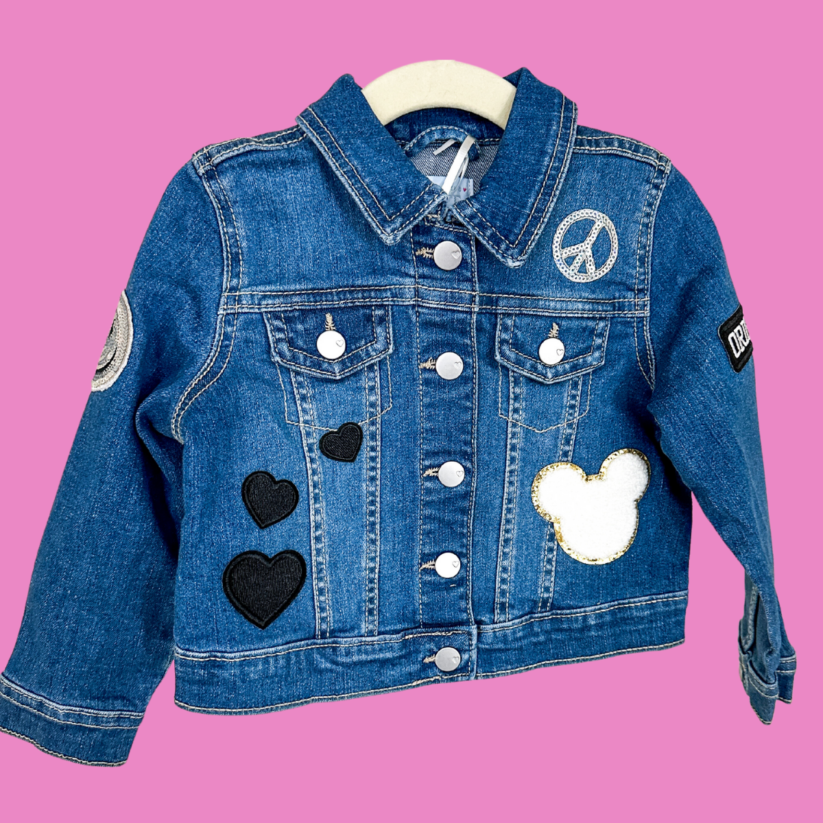 Toddler Patchwork Denim Jacket | 2T