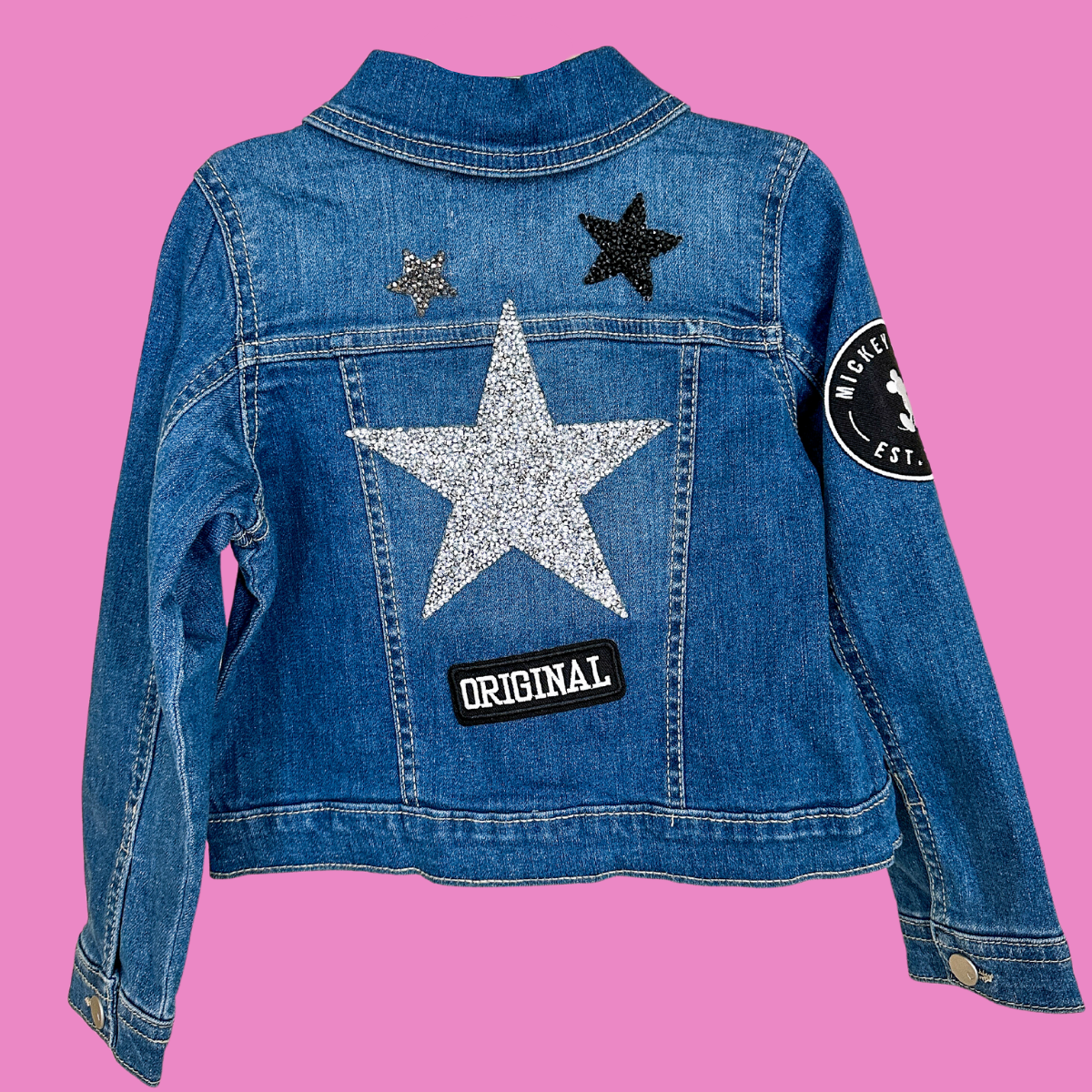 Girls Patchwork Denim Jacket | 5T