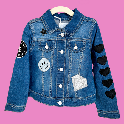 Girls Patchwork Denim Jacket | 5T