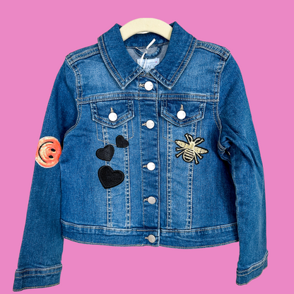 Girls Patchwork Denim Jacket | 5T