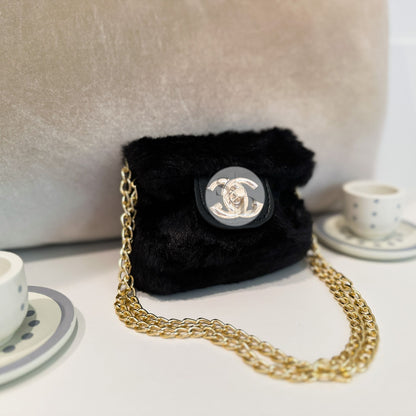 Faux Fur Miniature Fancy Kids Purse | The Ontario by little luxe